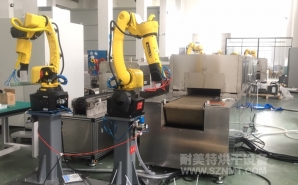 NMT-SDL-616 疫苗玻璃瓶特殊涂層工藝,預熱+固化自動化對接隧道爐烘烤線(蘇州?？松?